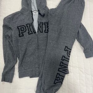 Pink sweats